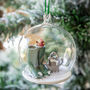 Personalised Glass Gardener's Christmas Bauble, thumbnail 2 of 4