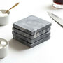 Grey Marble Coaster Sets, thumbnail 1 of 8