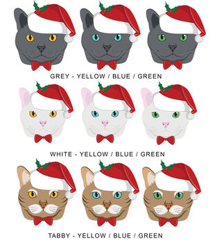 Personalised Happy Catmas Christmas Decoration, 5 of 11