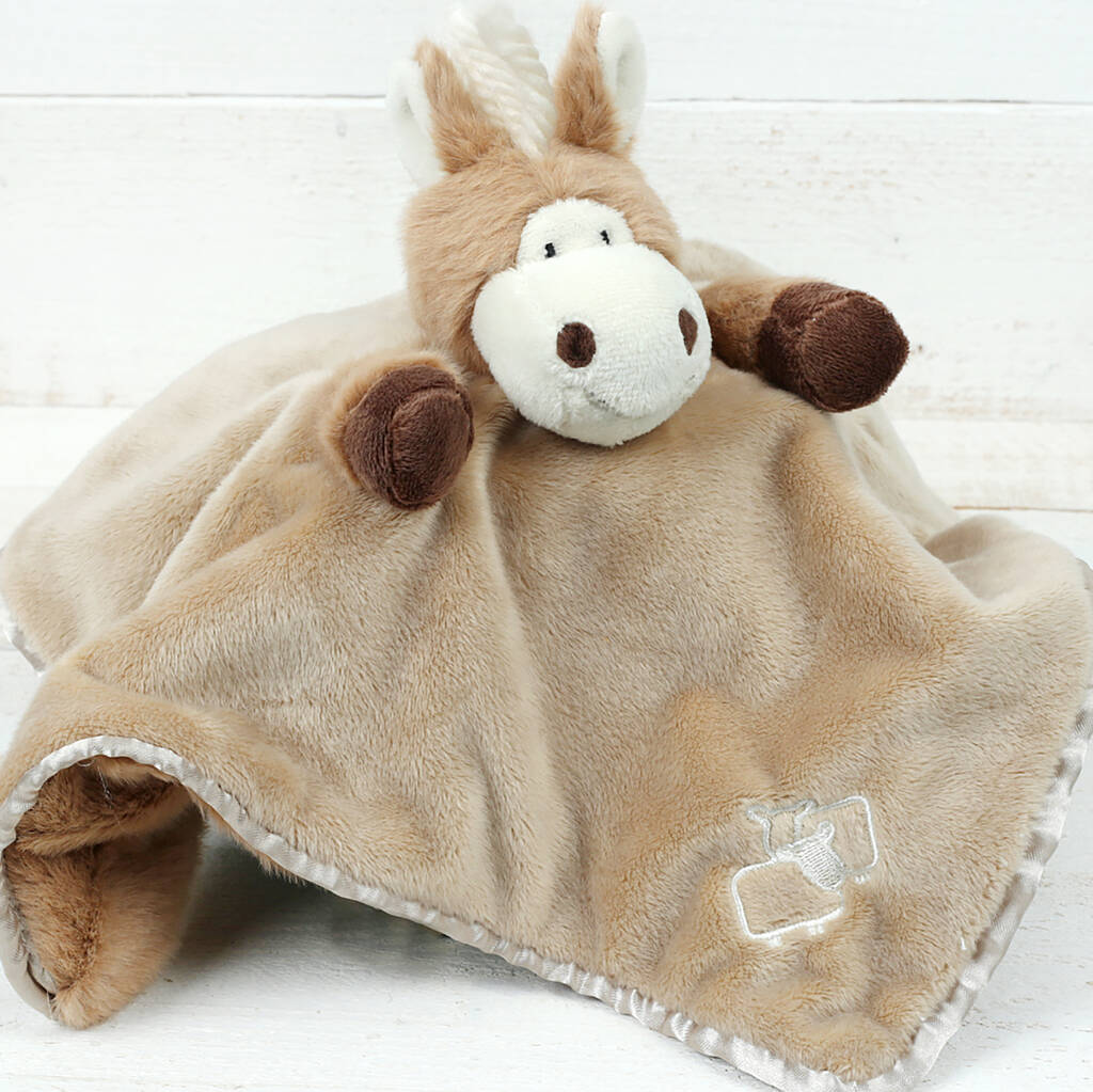 Haffi Pony Finger Puppet Soother With Engraved Heart