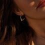 Silver Nyx Hoops, thumbnail 1 of 3