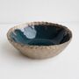 Handmade Teal And Gold Ceramic Ring Dish, thumbnail 9 of 10