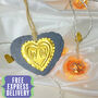 Personalised Golden Heart 50th Wedding Anniversary Gift, thumbnail 1 of 8