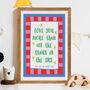 Love You More Than All The Stars In The Sky Personalised Nursery Print, thumbnail 1 of 6
