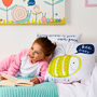 Children's Personalised Bee Happy Cushion, thumbnail 3 of 6