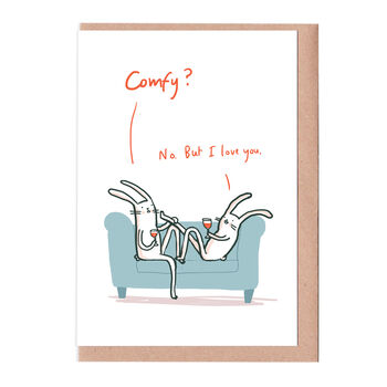 Couple On The Sofa Card, 2 of 2