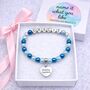 Personalised Grandma Bracelet Birthday Gift Keepsake From Granddaughter, thumbnail 1 of 12