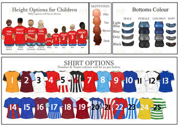 Personalised Father And Child Football Acrylic Block, 2 of 8