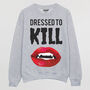 Dressed To Kill Women’s Halloween Sweatshirt, thumbnail 4 of 5