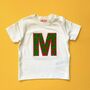 Personalised African Print Letter Baby Top, thumbnail 7 of 8