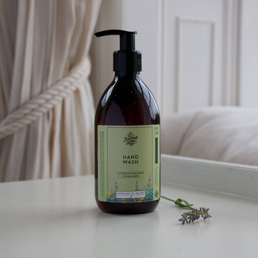 Lavender, Rosemary, Thyme And Mint Hand Wash By The Handmade Soap