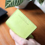 Personalised Initials Italian Leather Card Holder, thumbnail 8 of 12