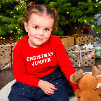 'Christmas Jumper' Children's Christmas Jumper, 2 of 8