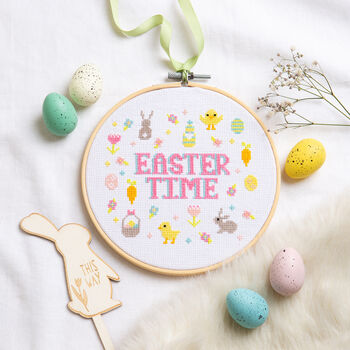 Easter Time Cross Stitch Kit 12 Days Of Easter, 2 of 5