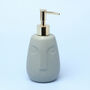 G Decor Grey Art Face Ceramic Bath Accessory Set, thumbnail 3 of 6