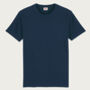 Two Pack Navy And Burgundy Organic Plain T Shirt Bundle, thumbnail 4 of 7