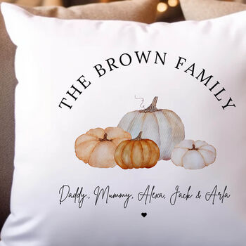 Personalised Pumpkin Cushion, 2 of 2