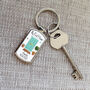 Personalised First Home Keyring | Front Door Keychain, thumbnail 5 of 5