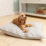Personalised Cotton Pillow Dog Bed, thumbnail 1 of 10