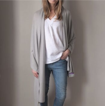 Gift Women's Cashmere Wrap Shawl, 6 of 6