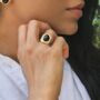 Black Agate Ring, thumbnail 2 of 9