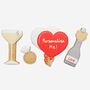 Personalised Hand Iced Engagement Letterbox Biscuits, thumbnail 5 of 7