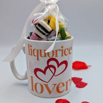 Valentine's 'Liquorice Lover Mug' Filled With Liquorice, 2 of 4