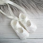 Christening Booties 'Evie', thumbnail 2 of 8