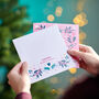 Holly Jolly Christmas Card Sent Direct, thumbnail 3 of 3