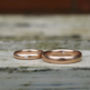 Rose Gold Diamond Ring Set, thumbnail 3 of 4