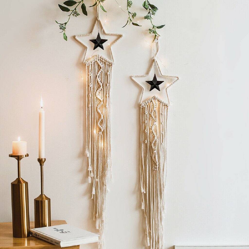 Macrame Star Wall Hanging Handmade By Roam Devon | notonthehighstreet.com