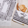 A4 Origami Writing Paper That Folds Into An Envelope With Gothic Bat Design, thumbnail 5 of 5