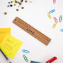 Personalised Star Name Wooden Ruler, thumbnail 1 of 6