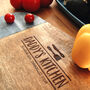 Daddy's 'Signature Dish' Personalised Chopping Board, thumbnail 5 of 5