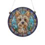 Yorkshire Terrier Stained Glass Effect Suncatcher, thumbnail 3 of 6