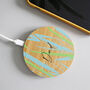 Wireless Bamboo Phone Charger For Dad, thumbnail 7 of 8