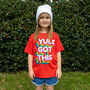 Yule Got This Girls' Christmas T Shirt, thumbnail 3 of 4