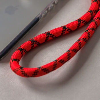 Red Black Phone Strap Universal Crossbody Rope Lanyard, 2 of 4