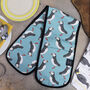 Nautical Puffin Oven Gloves, thumbnail 1 of 2