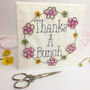 Thanks A Bunch Embroidered Card, thumbnail 2 of 2
