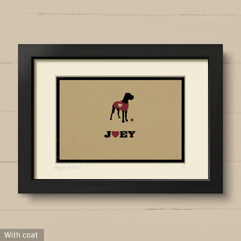 Personalised Great Dane Print For One Or Two Dogs, 5 of 12