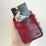 Customised Leather Card Wallet, thumbnail 5 of 12