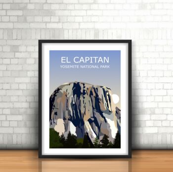 El Capitan Yosemite National Park Landscape Art Print, 2 of 3