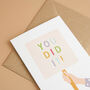 'You Did It!' Well Done Card, thumbnail 3 of 3