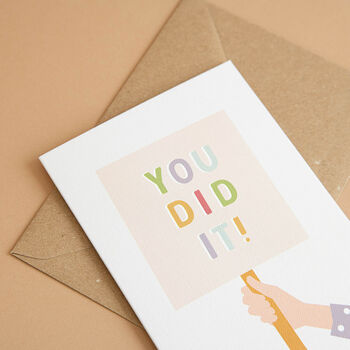 'You Did It!' Well Done Card, 3 of 3