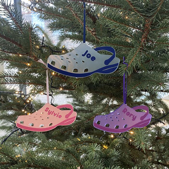 Personalised Clog Hanging Decoration, 2 of 6