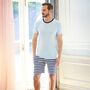 Men's 'Skyline' Bamboo Short Pyjama Set, thumbnail 1 of 4