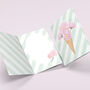 Pack Of Flower Ice Cream Greeting Cards, thumbnail 11 of 12