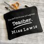 Personalised Definition Of A Teacher Pouch Bag, thumbnail 1 of 2