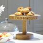 Personalised Oak Cake Stand, thumbnail 3 of 4